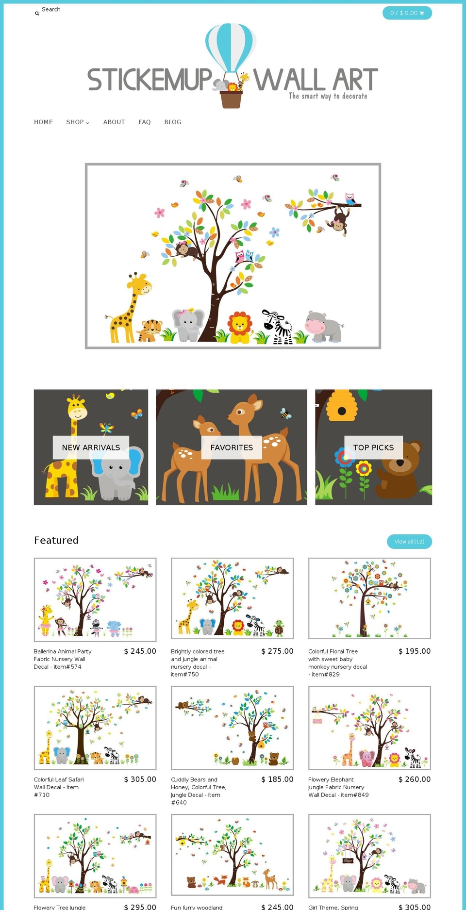 stickemupgraphics.com shopify website screenshot