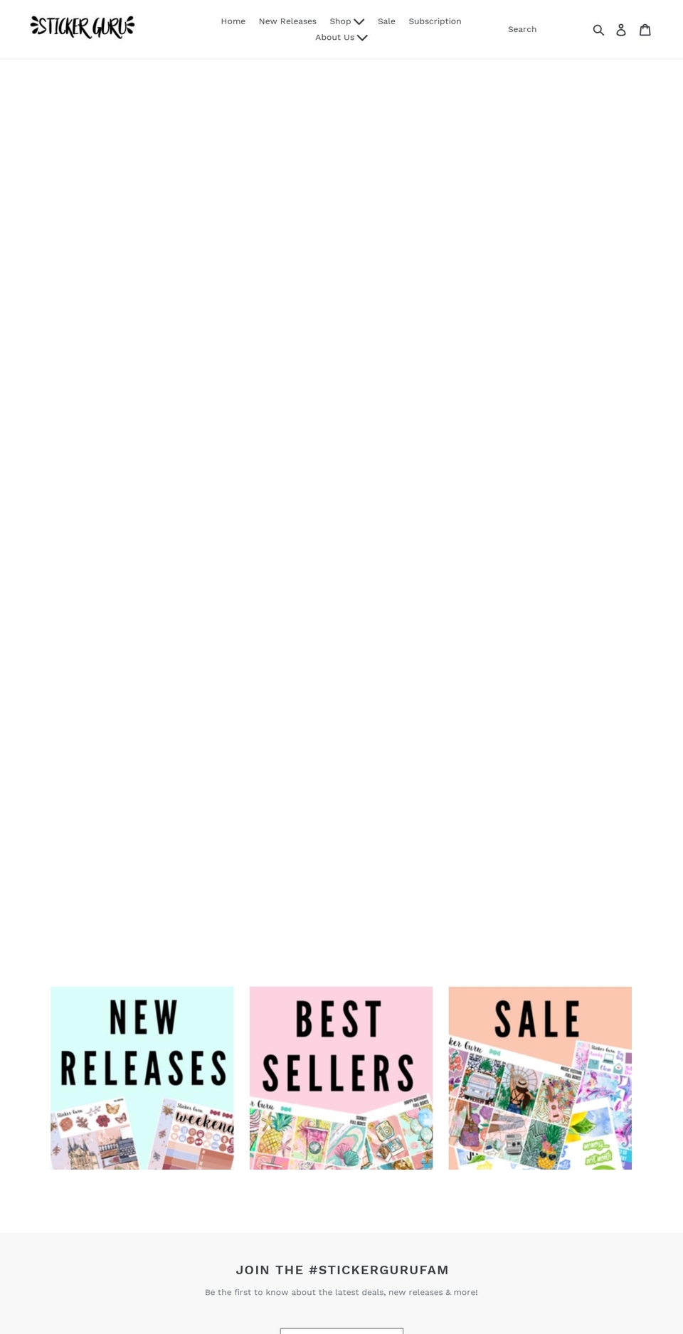 stickerguruco.com — Shopify storefront screenshot