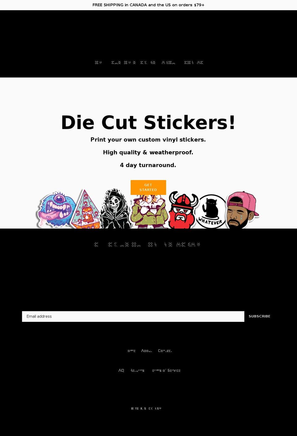 stickerism.com shopify website screenshot