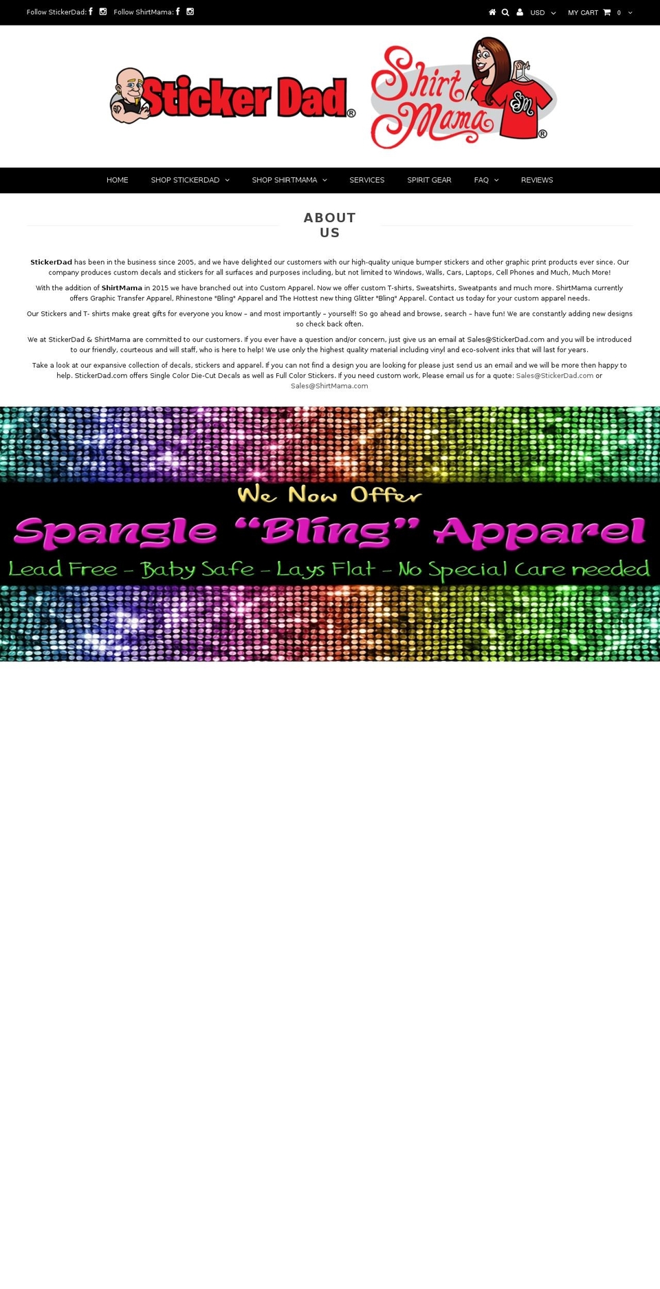 stickerrat.com shopify website screenshot