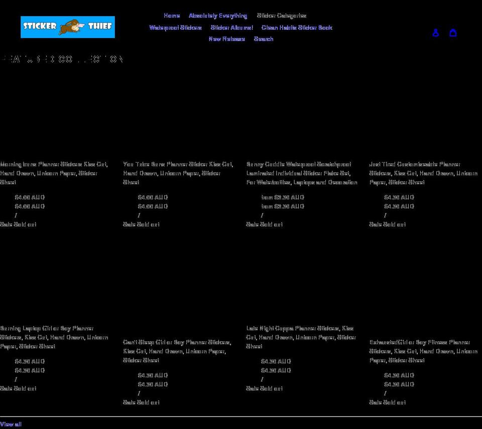 stickerthief.com shopify website screenshot