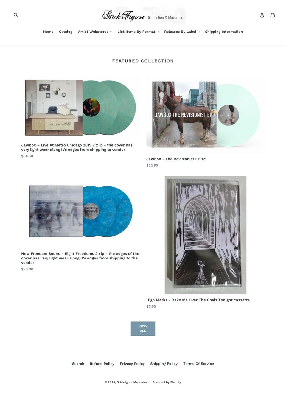 stickfigure-mailorder.myshopify.com shopify website screenshot