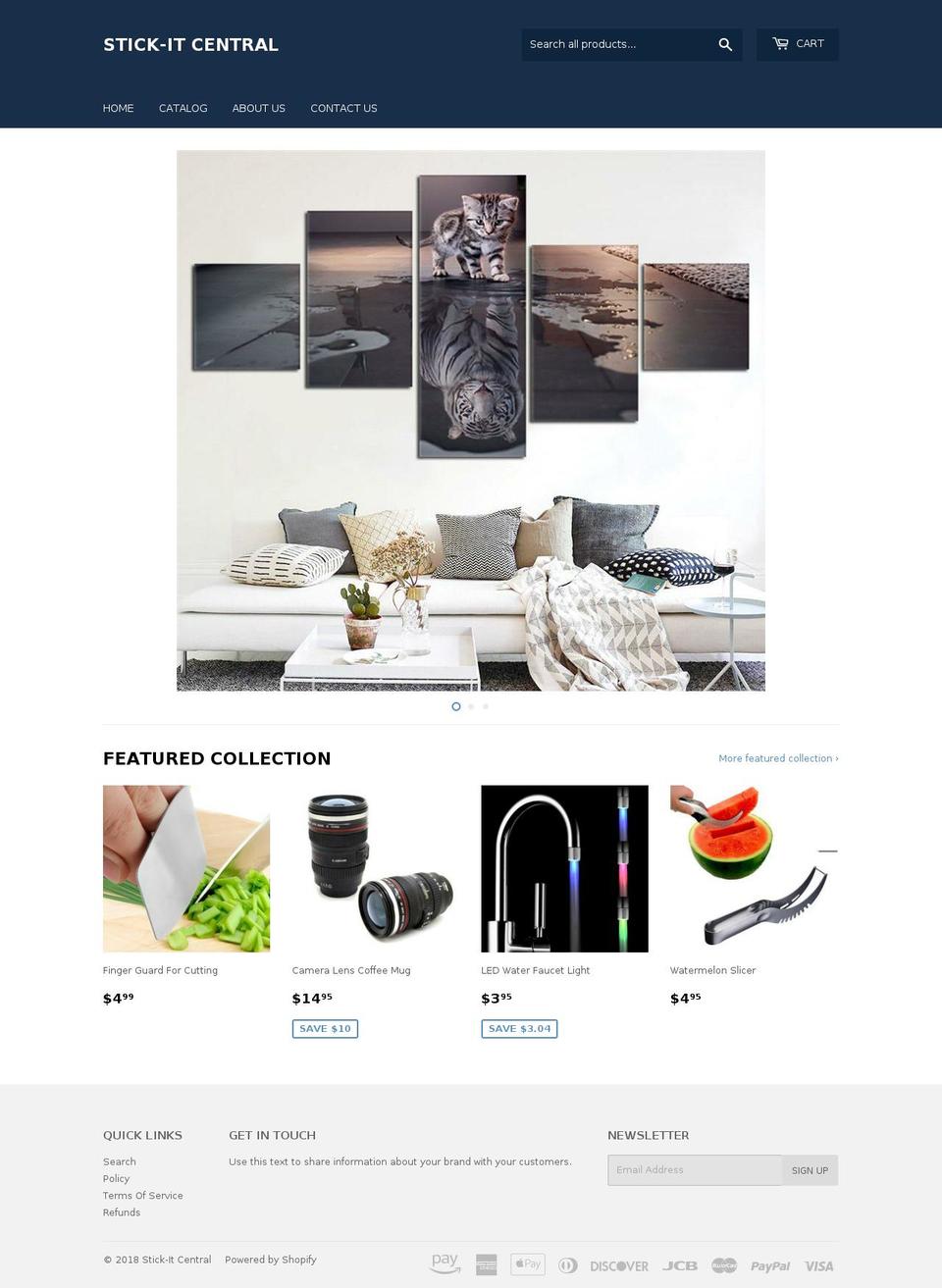 stickitcentral.com — Shopify storefront screenshot