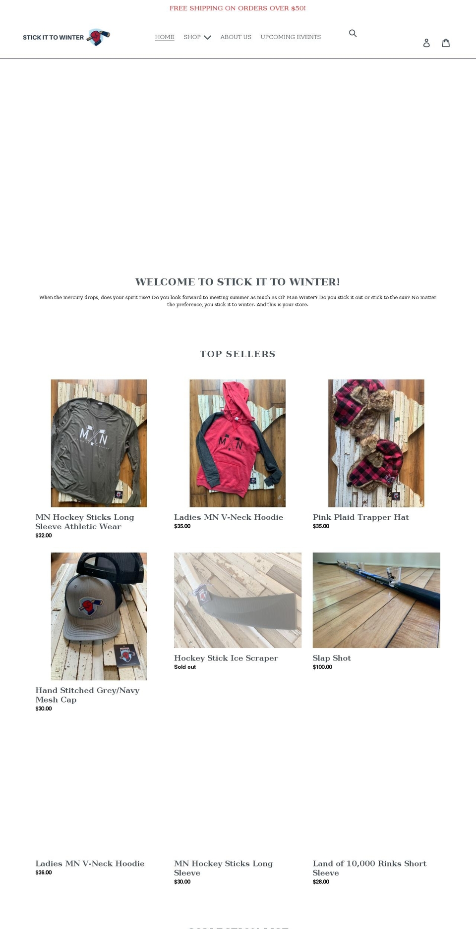 stickittowinter.com shopify website screenshot