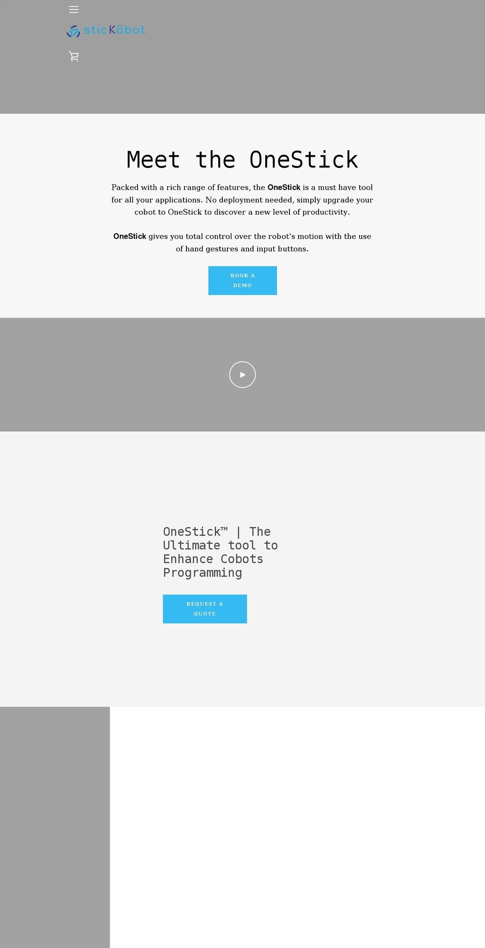 stickobot.com shopify website screenshot