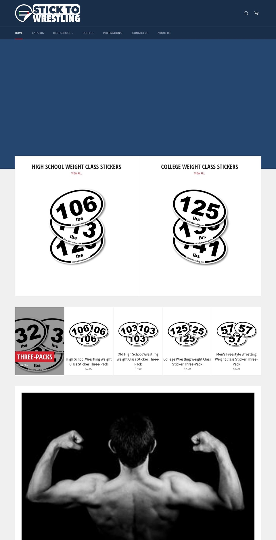 sticktowrestling.com shopify website screenshot