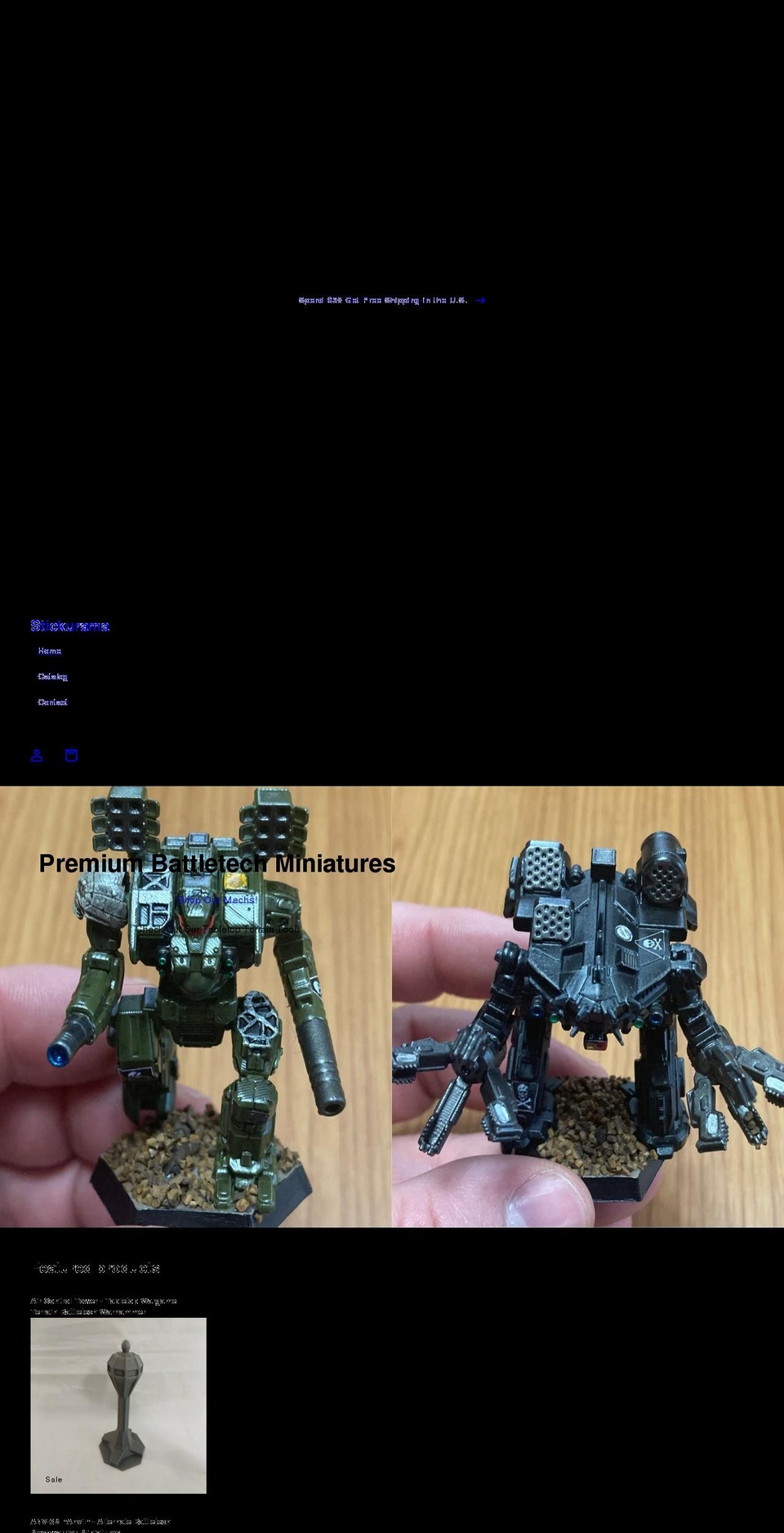 stickurama.com shopify website screenshot