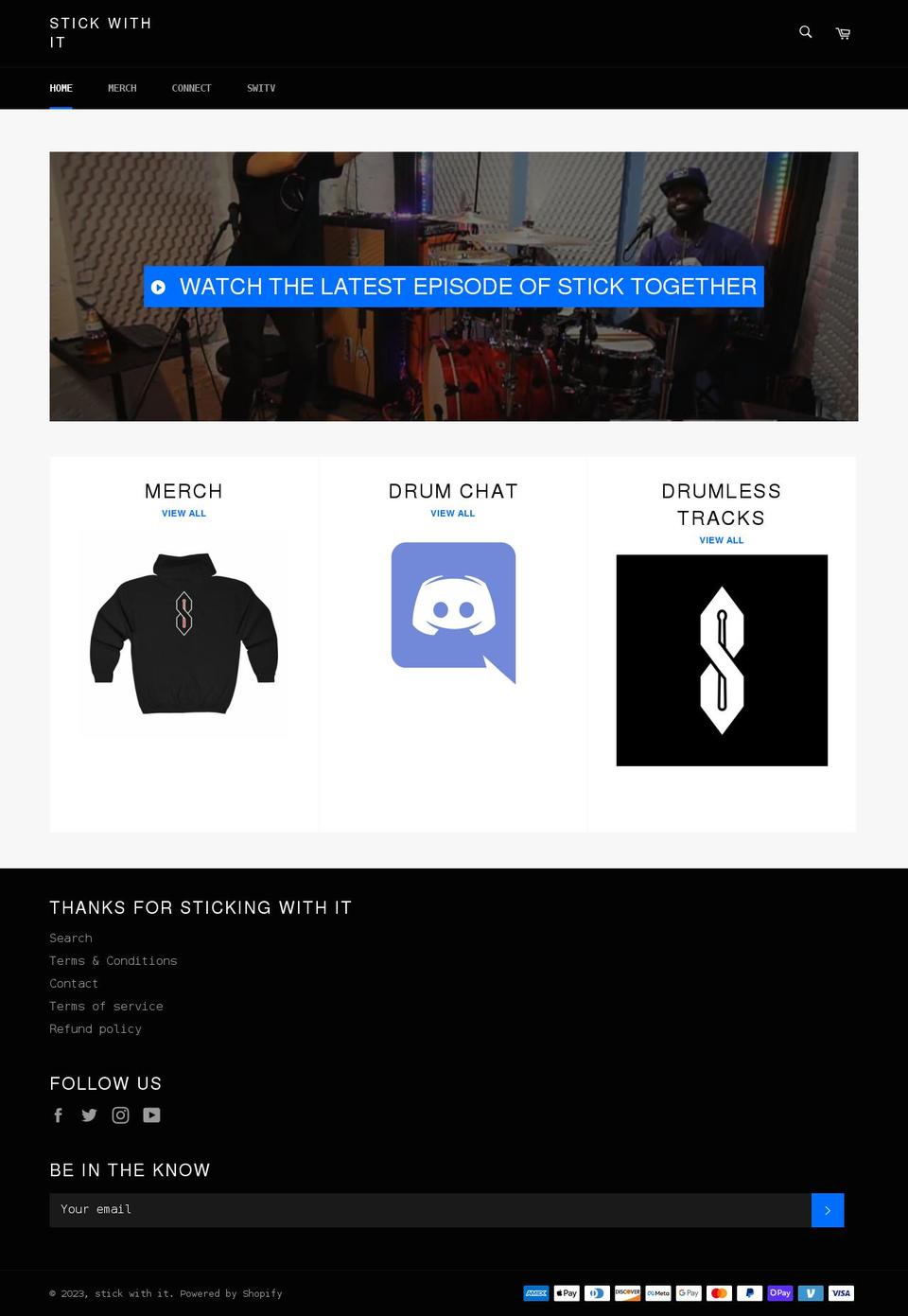stickwithit.xyz shopify website screenshot