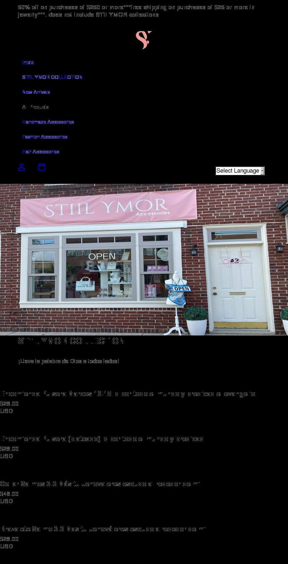 stiilymor.com shopify website screenshot