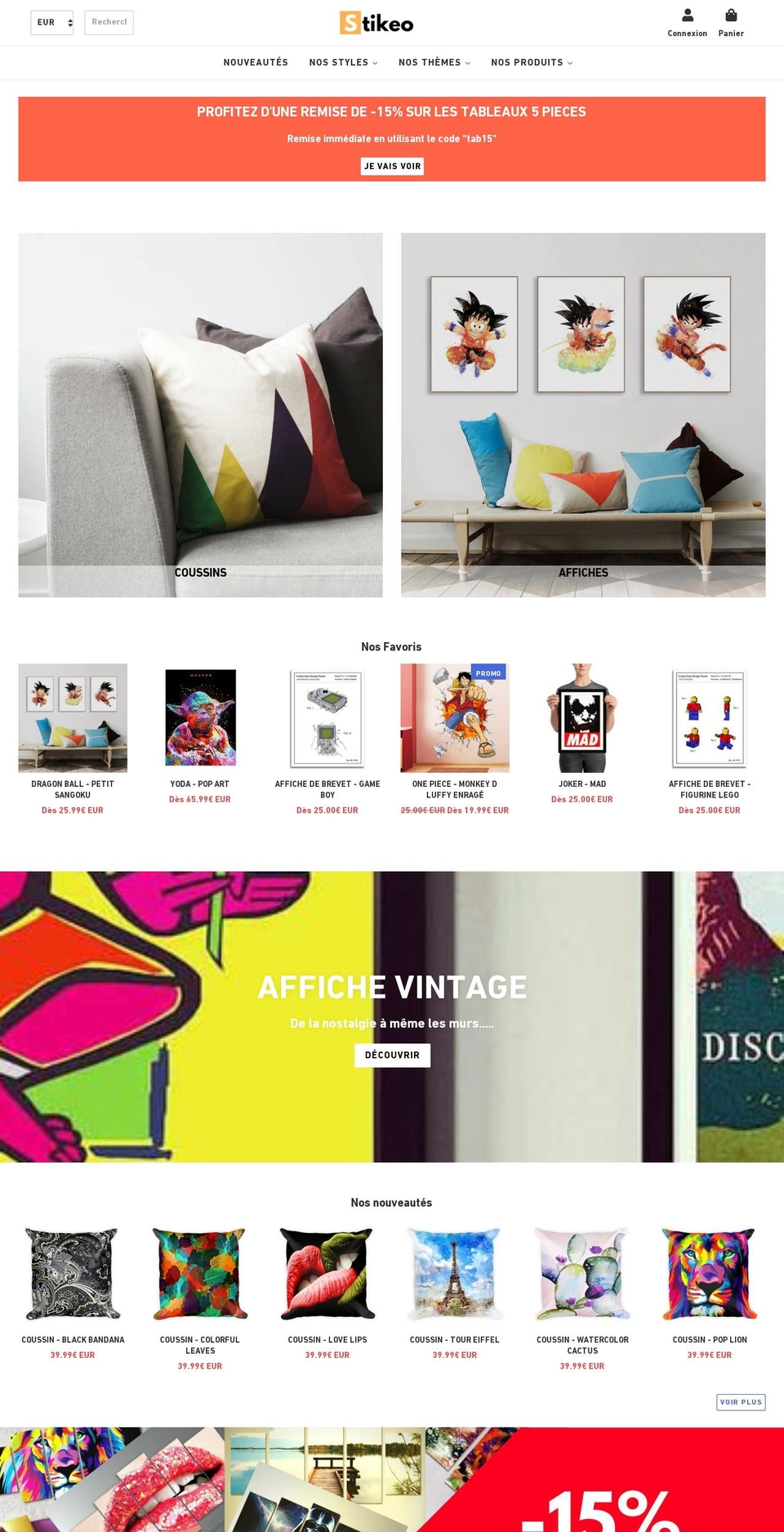 stikeo.com — Shopify storefront screenshot