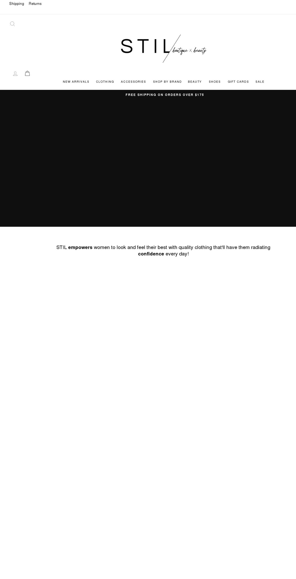 stilboutique.ca shopify website screenshot