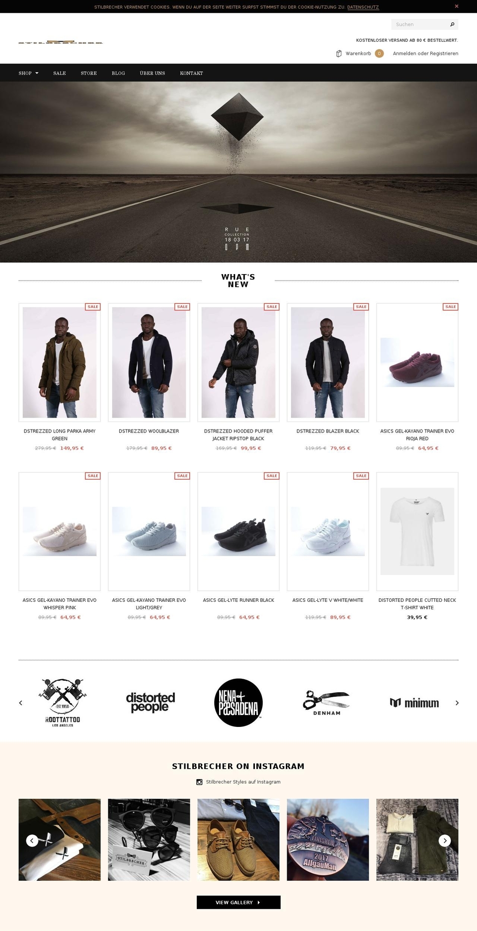 stilbrecher.com shopify website screenshot