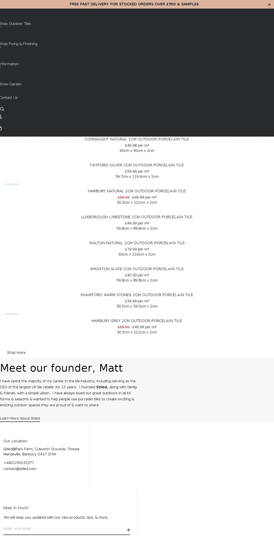 stiled.com shopify website screenshot