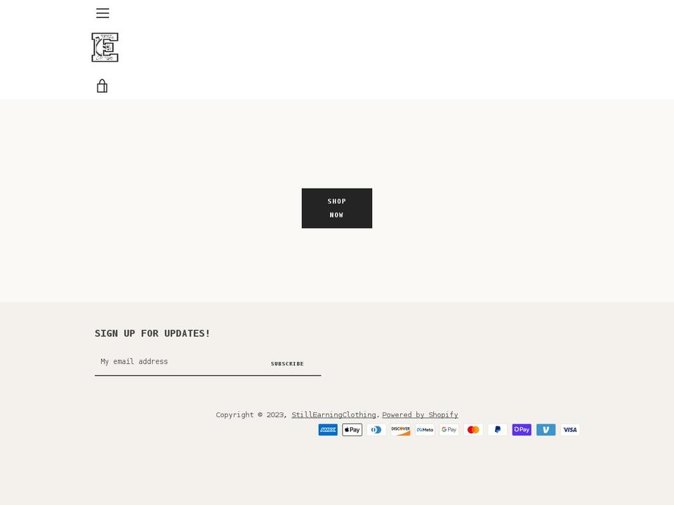 stillearningclothing.com shopify website screenshot