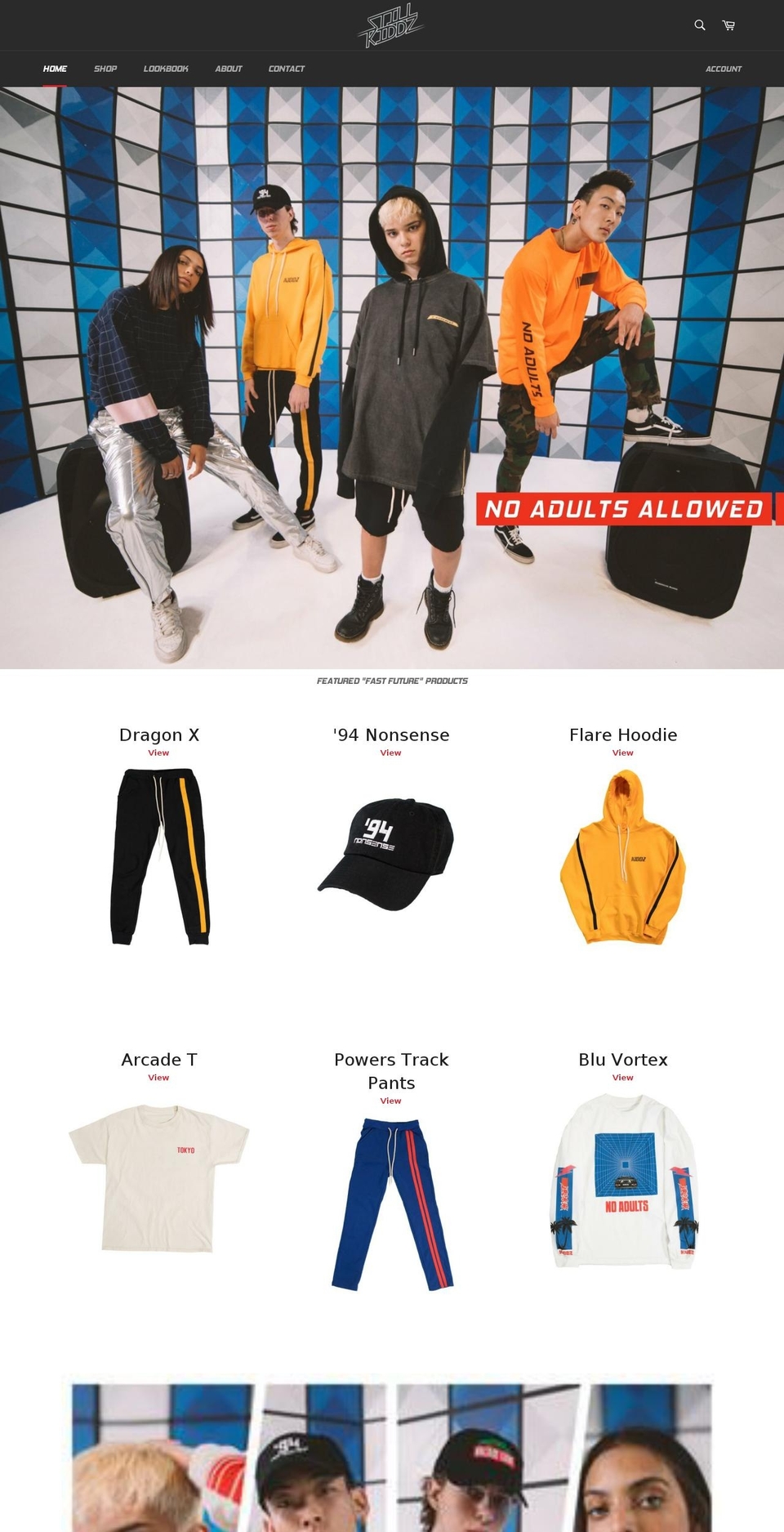 stillkiddz.com shopify website screenshot
