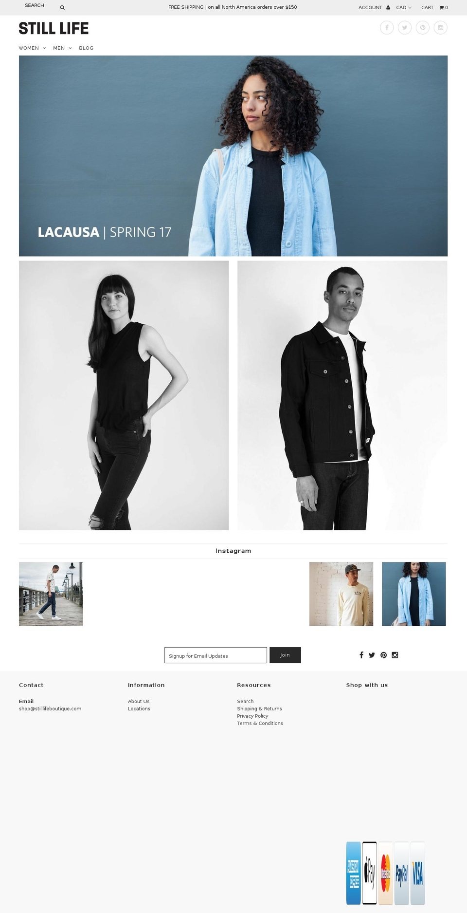 Fashionopolism Shopify theme site example stilllifeboutique.com