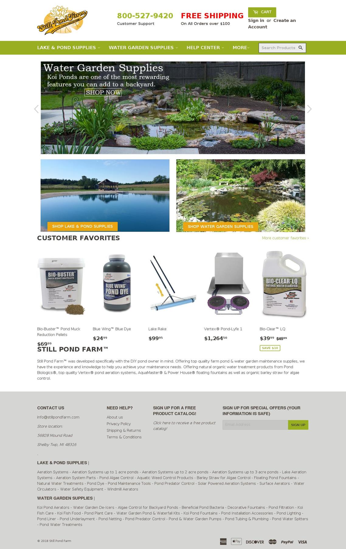 stillpondfarm.co shopify website screenshot