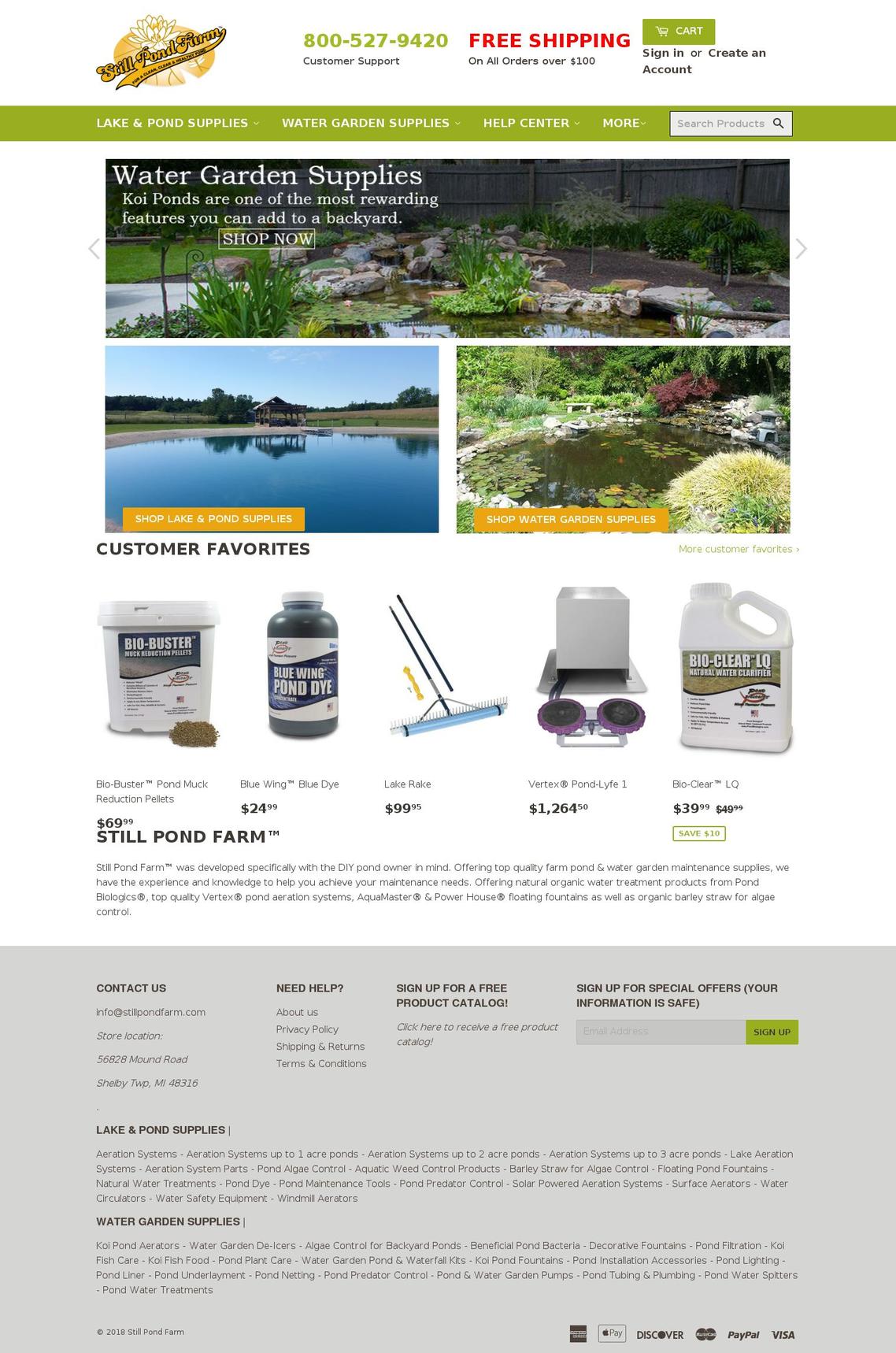 stillpondfarm.com — Shopify storefront screenshot