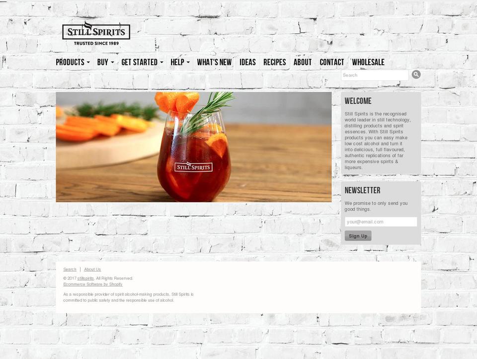 stillspirits.biz shopify website screenshot