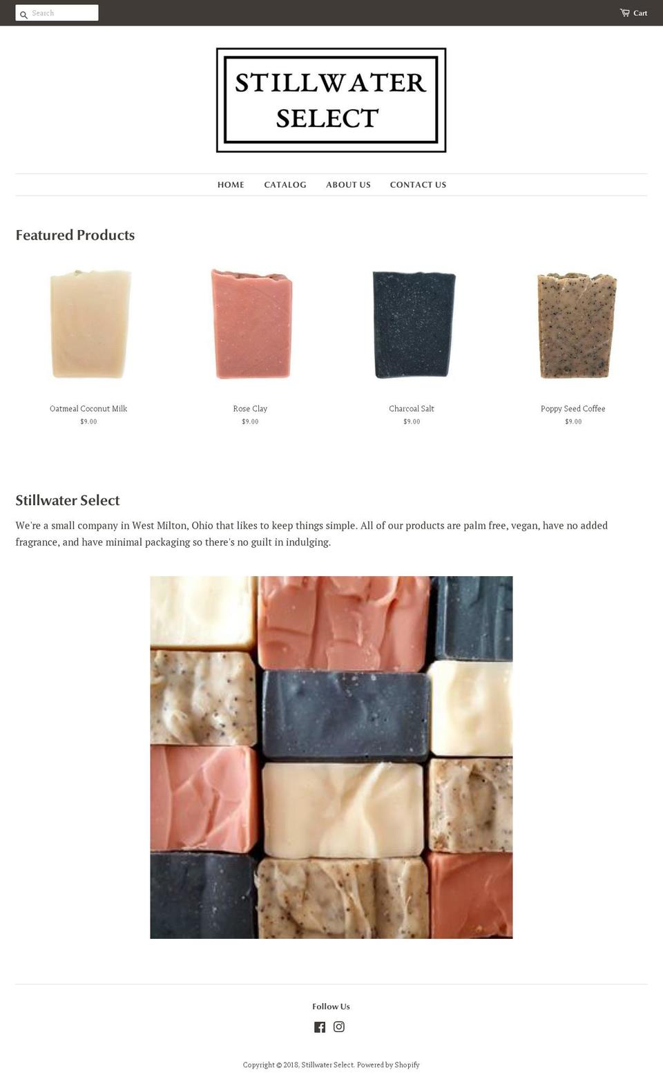 stillwaterselect.com — Shopify storefront screenshot