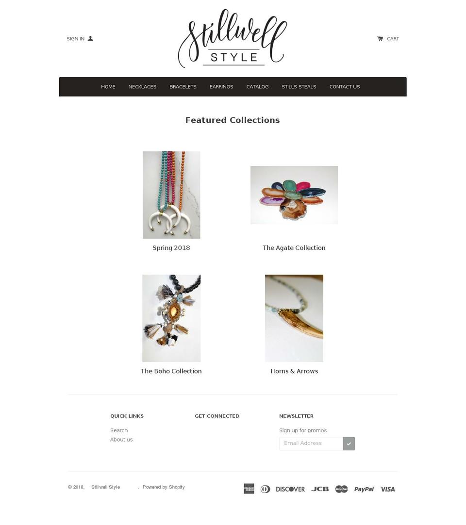 stillwellstyle.com — Shopify storefront screenshot