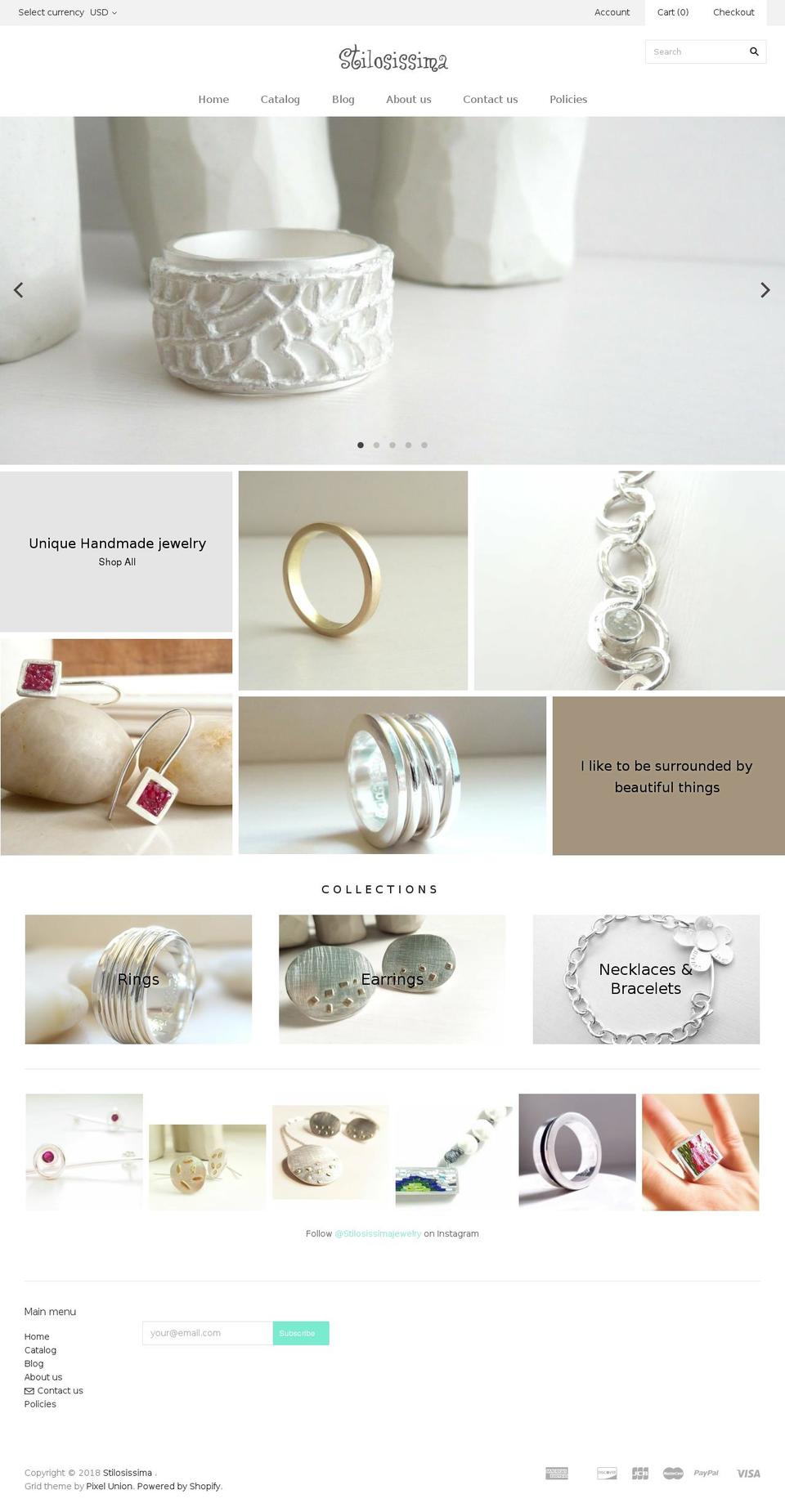 stilosissima.com shopify website screenshot