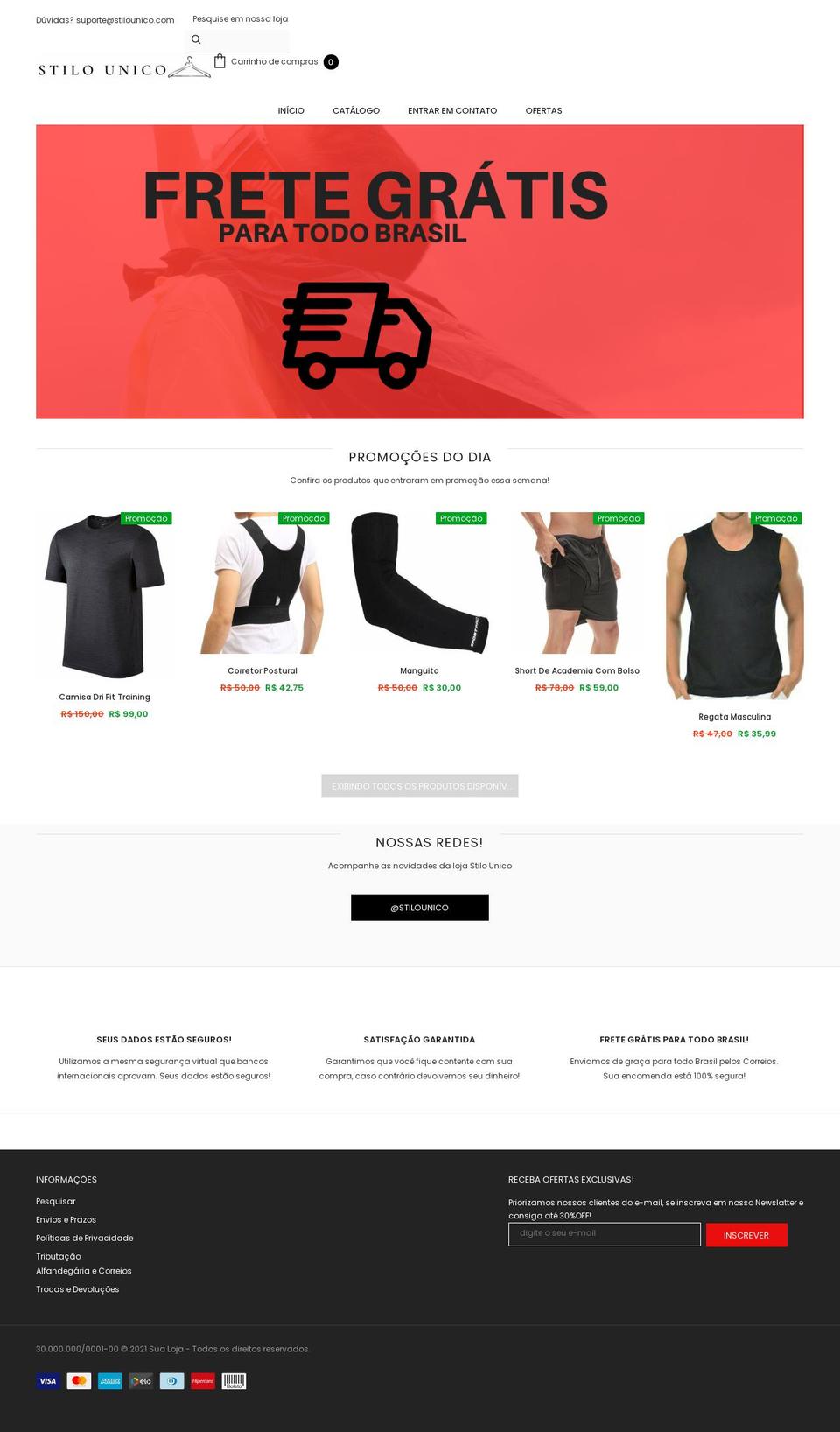 stilounico.com shopify website screenshot