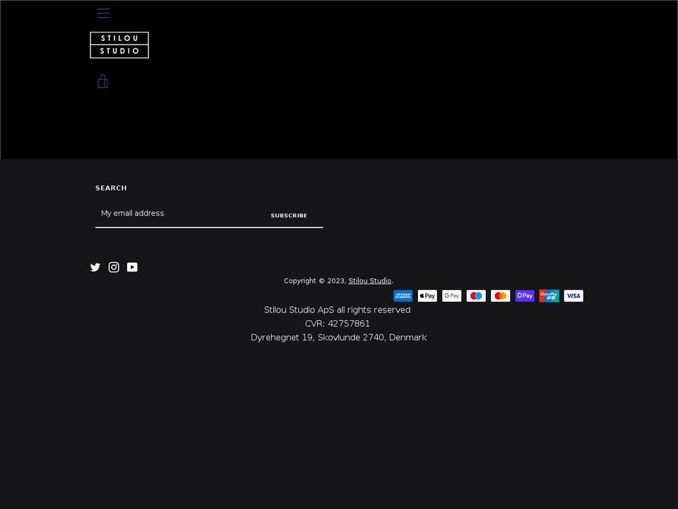 stiloustudio.com shopify website screenshot