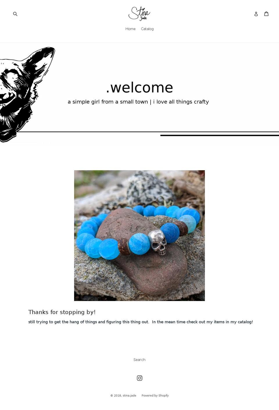 stinajade.com — Shopify storefront screenshot