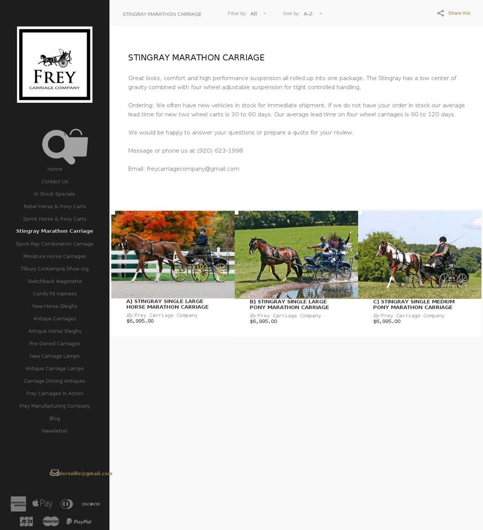 stingraymarathon.com — Shopify storefront screenshot