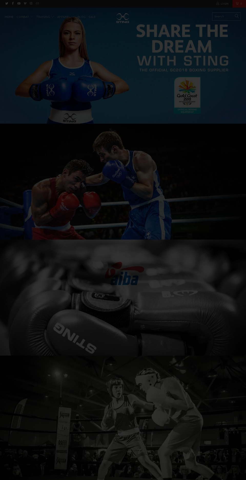 stingsports.ca shopify website screenshot