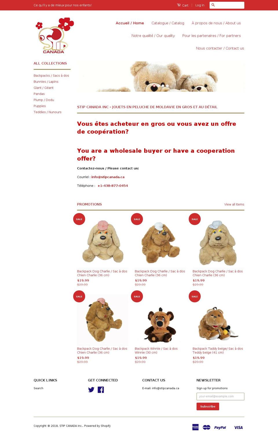 stipcanada.com — Shopify storefront screenshot