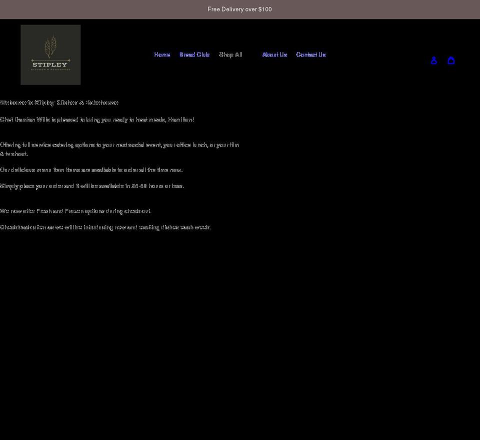 stipley-kitchen.myshopify.com shopify website screenshot