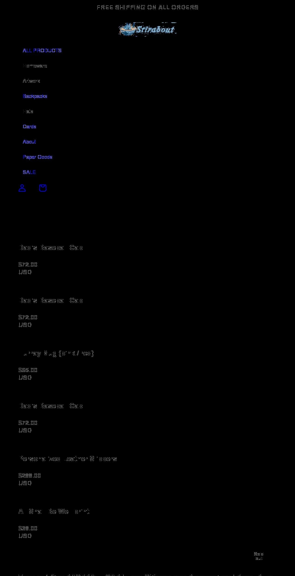 stiraboutstudio.com shopify website screenshot