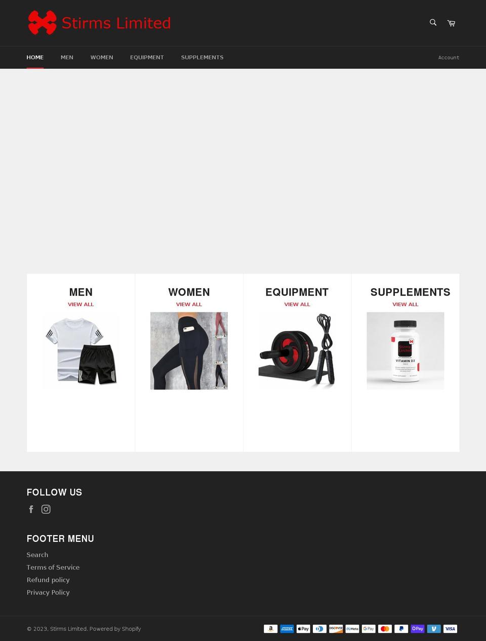 stirmslimited.com shopify website screenshot