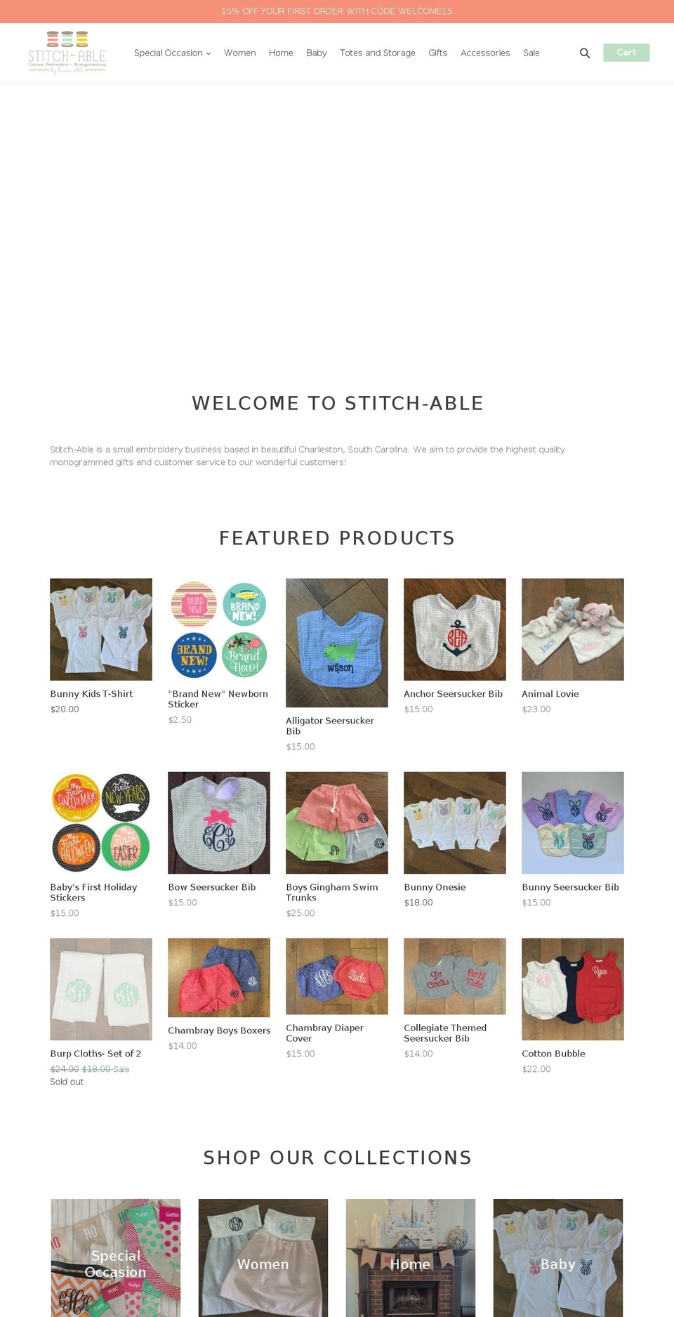 stitch-able.com shopify website screenshot