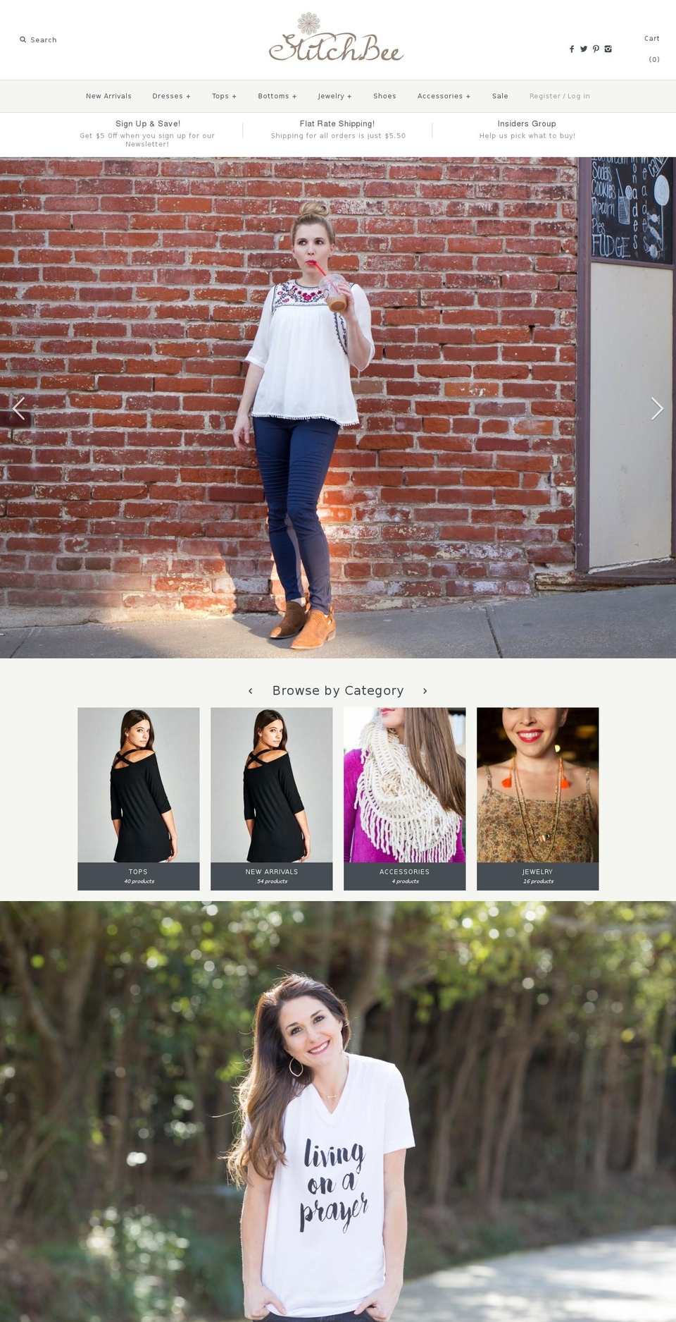 stitchbee.com shopify website screenshot