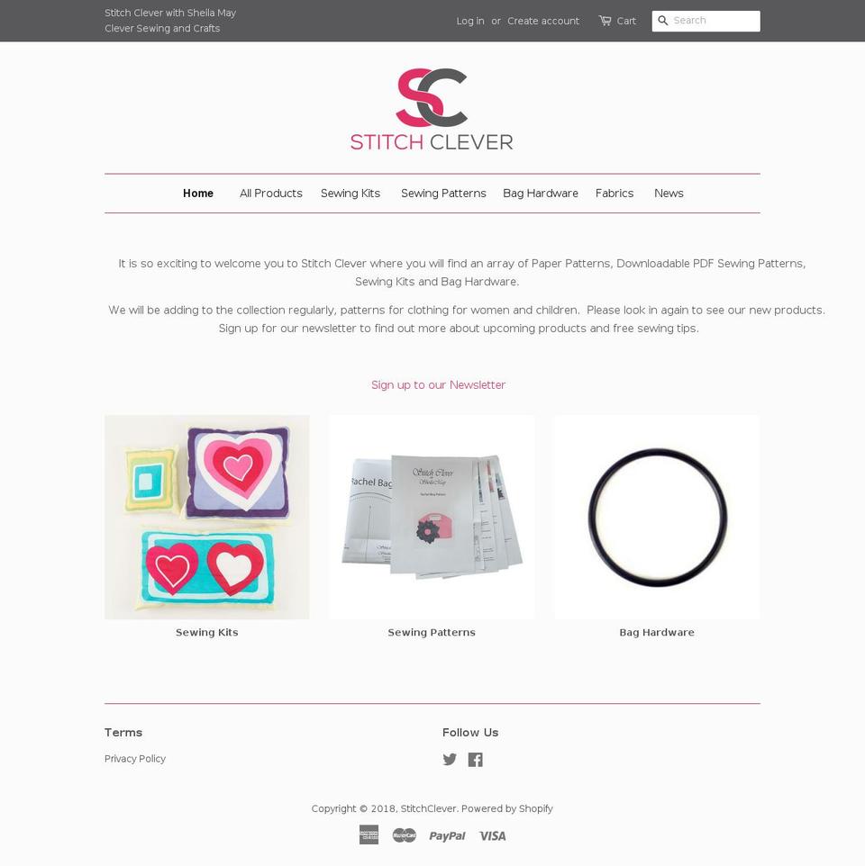 stitchclever.com — Shopify storefront screenshot