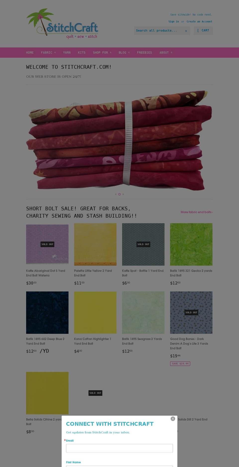 stitchcraft.com shopify website screenshot