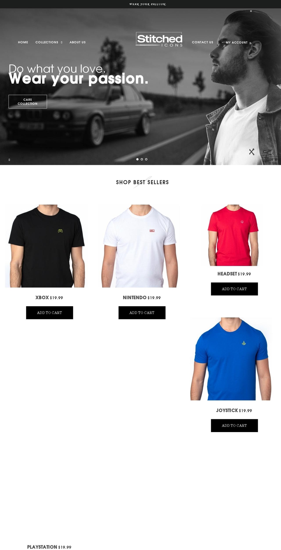 stitchedicons.com shopify website screenshot