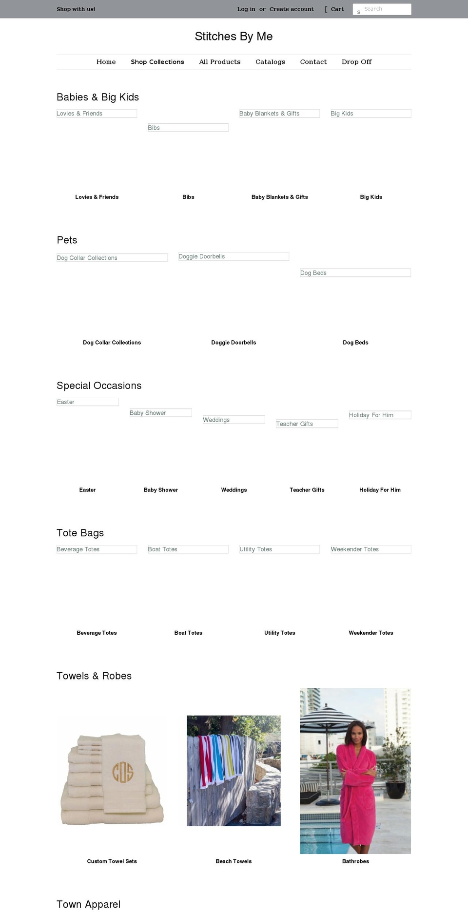 stitches-by-me.myshopify.com shopify website screenshot