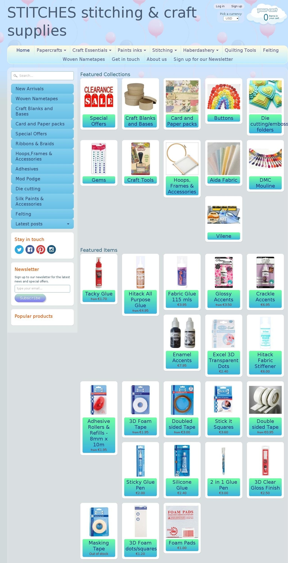 stitches-cyprus.com — Shopify storefront screenshot