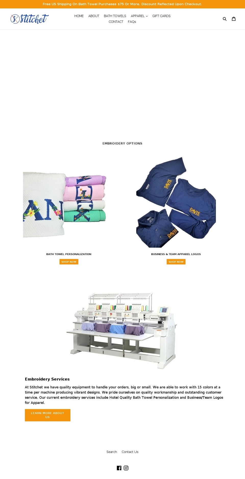 stitchet.com shopify website screenshot
