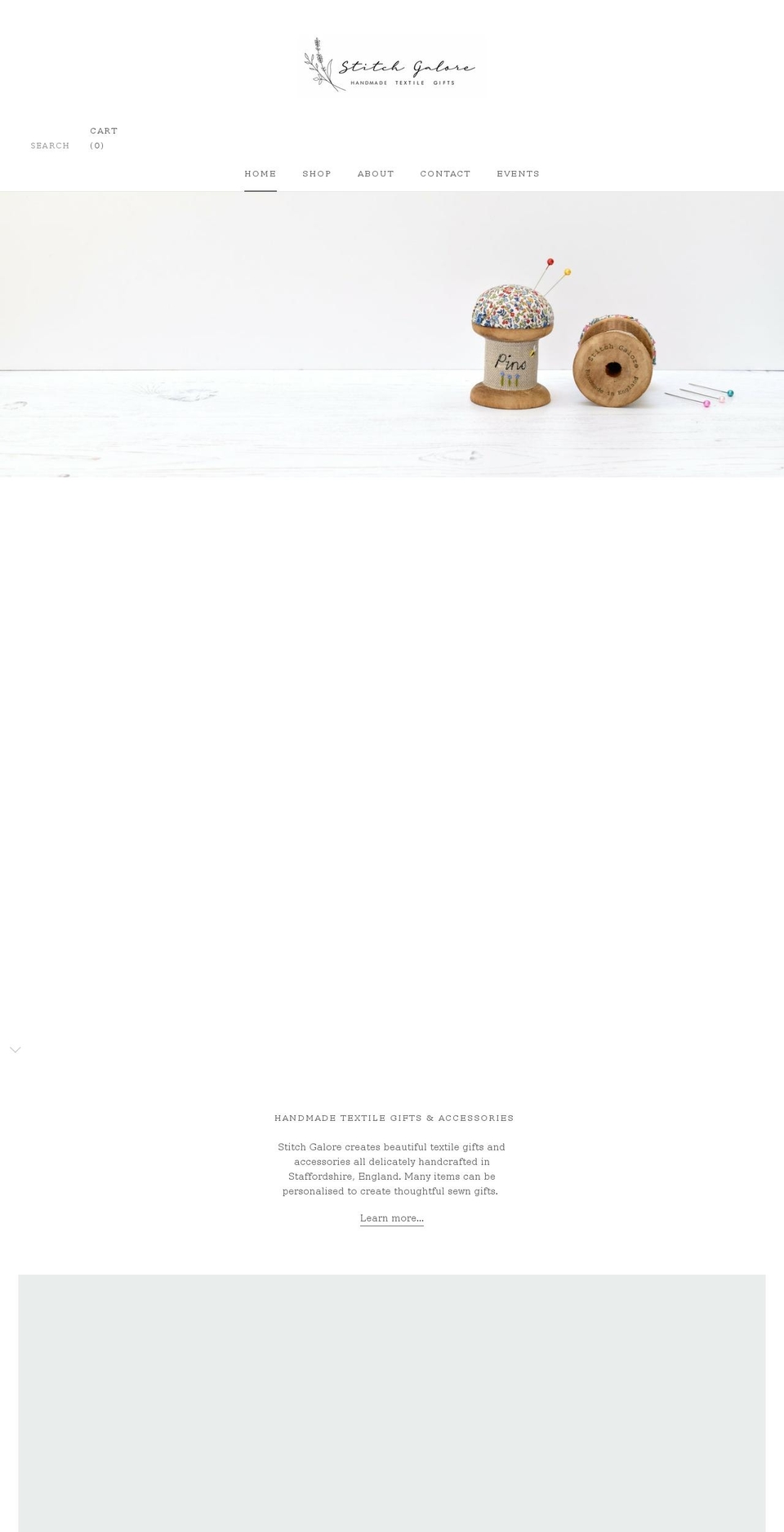 stitchgalore.com shopify website screenshot