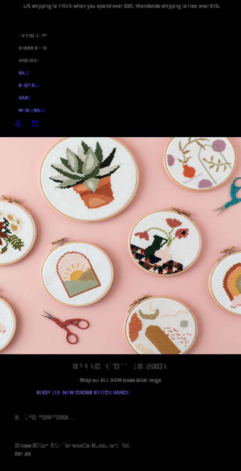 stitchhappy.co.uk shopify website screenshot
