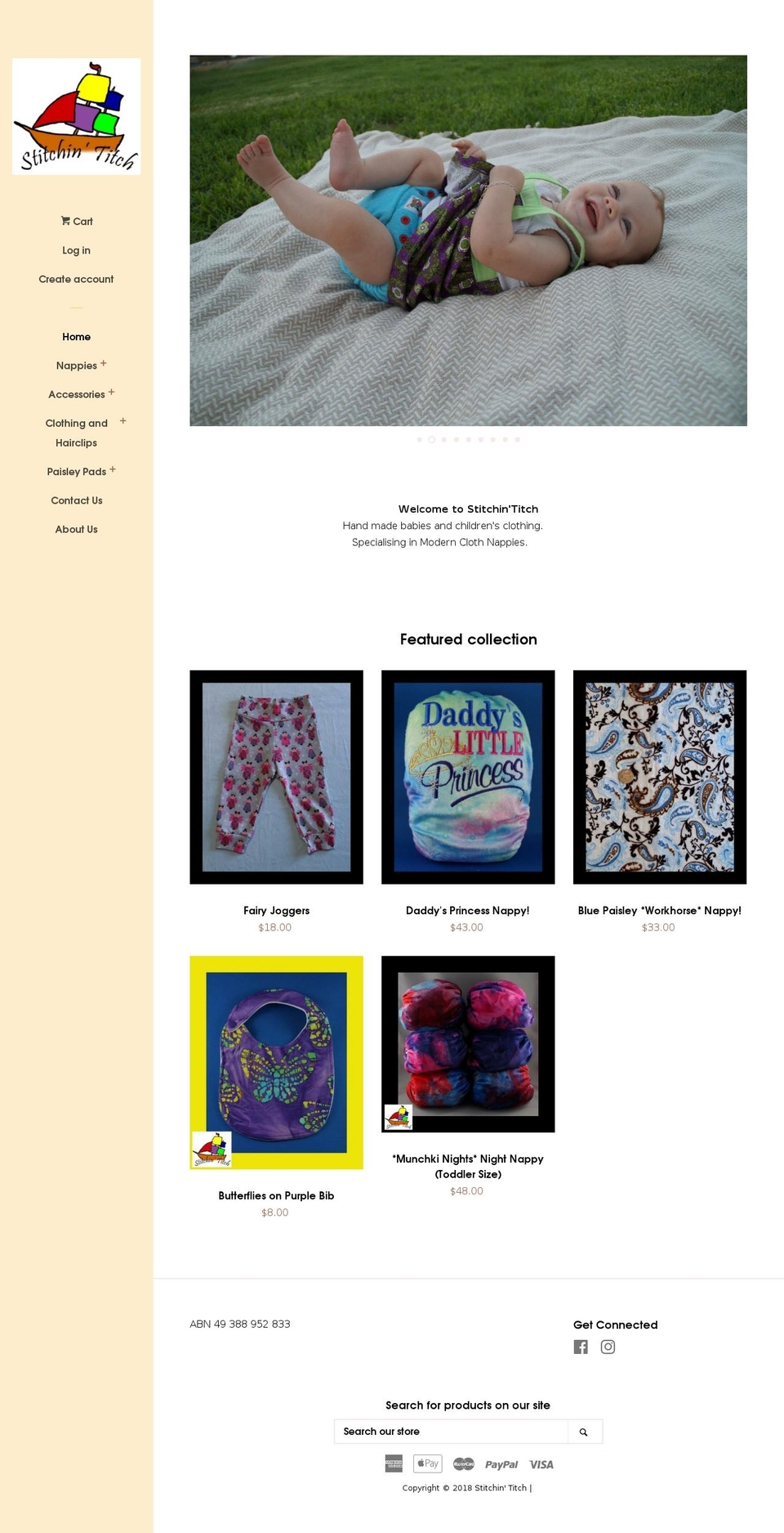 stitchintitch.com.au shopify website screenshot