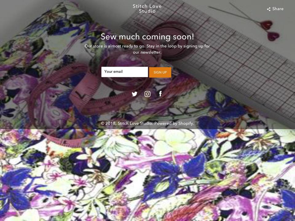 stitchlovestudio.com shopify website screenshot