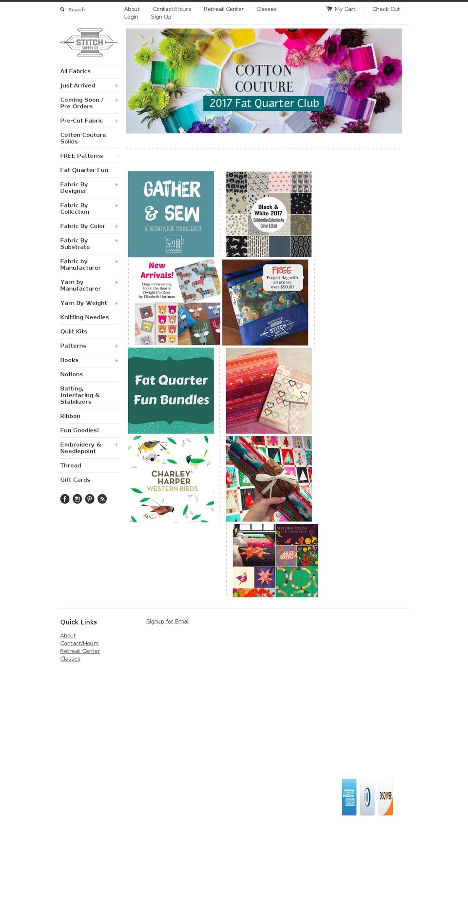 stitchsupply.com shopify website screenshot