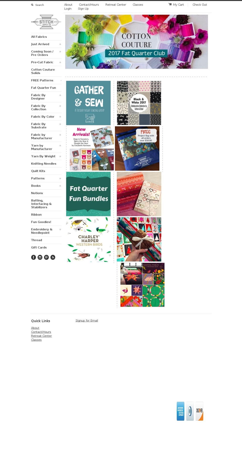 stitchsupplyco.com shopify website screenshot