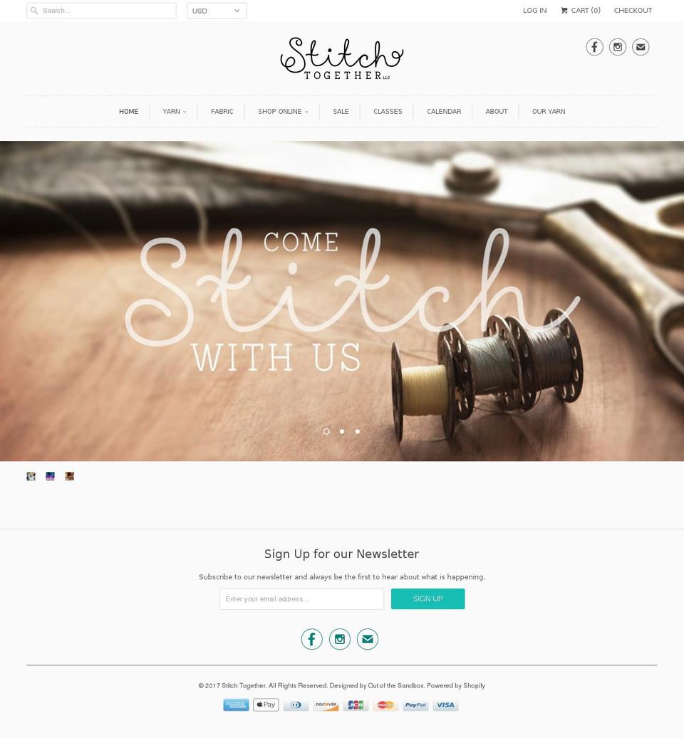 stitchtogetherstudio.com shopify website screenshot